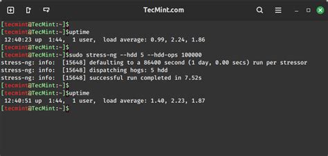 linux hard drive stress test|linux performance testing.